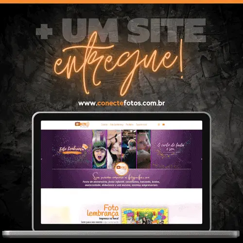Desenvolvimento de site Conecte Fotos