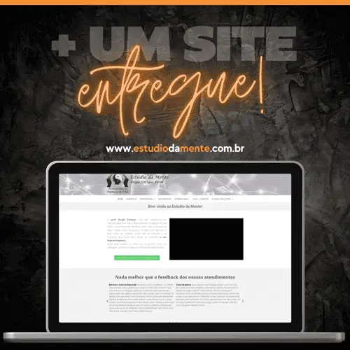 Reformulação de site Estudio da Mente