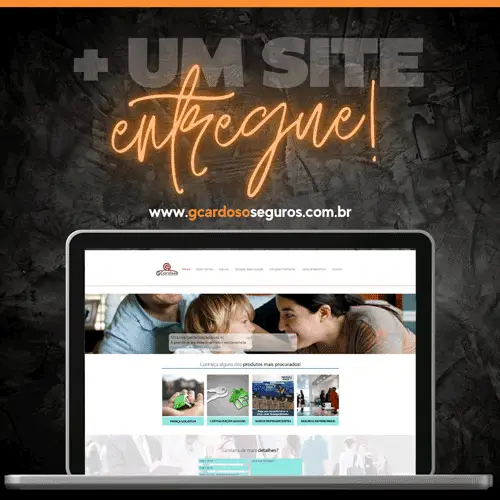 Criação de site - cliente - GCardoso Seguros