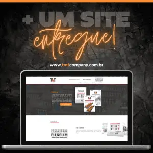 Criação de site - cliente TMT COMPANY