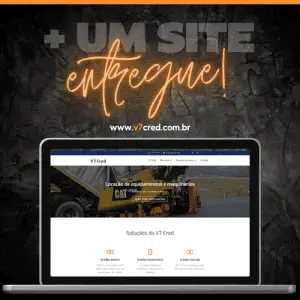 Criação de site on-page - cliente V7 Cred - Vila Maria - SP