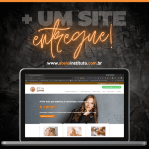 Criação de site para o Atena Instituto do Bem Estar - na Mooca, SP